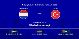 Niederlande vs Türkei Wett Tipps 06 Juli 2024