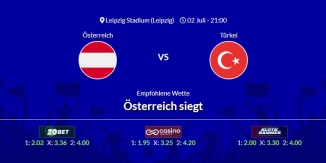 Österreich vs Türkei Wett Tipps 02 Juli 2024