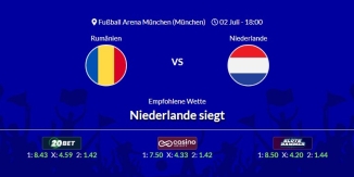 Rumänien vs Niederlande Wett Tipps 02 Juli 2024
