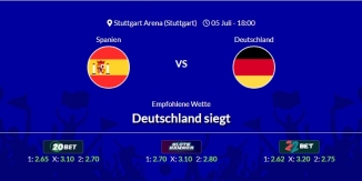 Spanien vs Deutschland Wett Tipps 05 Juli 2024